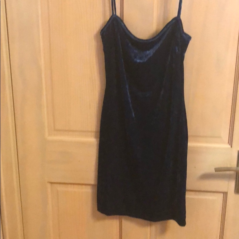 Velvet mini dress